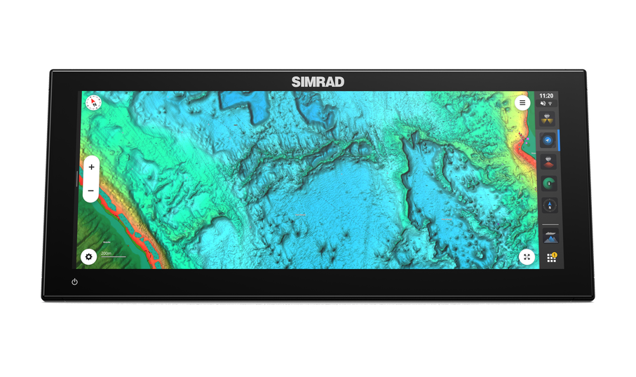 Simrad NSX 3015UW Kartenplotter mit Active Imaging 3-in-1 Geber