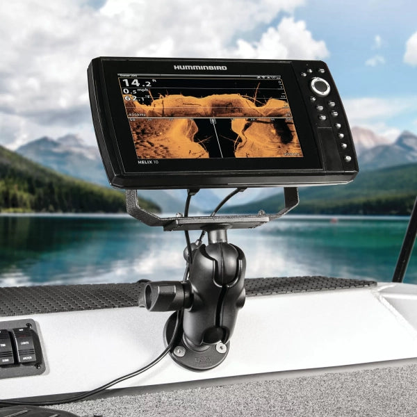 RAM Mounts Marine Mounting Kit - round base plate (93.5 mm diameter), short connecting arm, adapter plate (50.8 x 127 mm)
