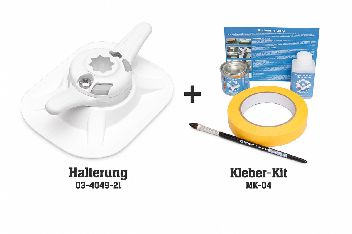 Set: Railblaza Halterung Cleatport Ribmount + Kleber Kit – Ansicht 3