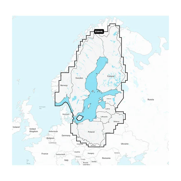 Navionics+ EU644L Baltic Sea Digital Nautical Chart Large