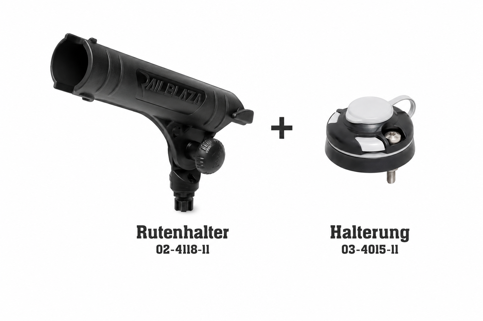 Set: Railblaza Rod Tube Rutenhalter + Halterung Starport Montage: Schrauben
