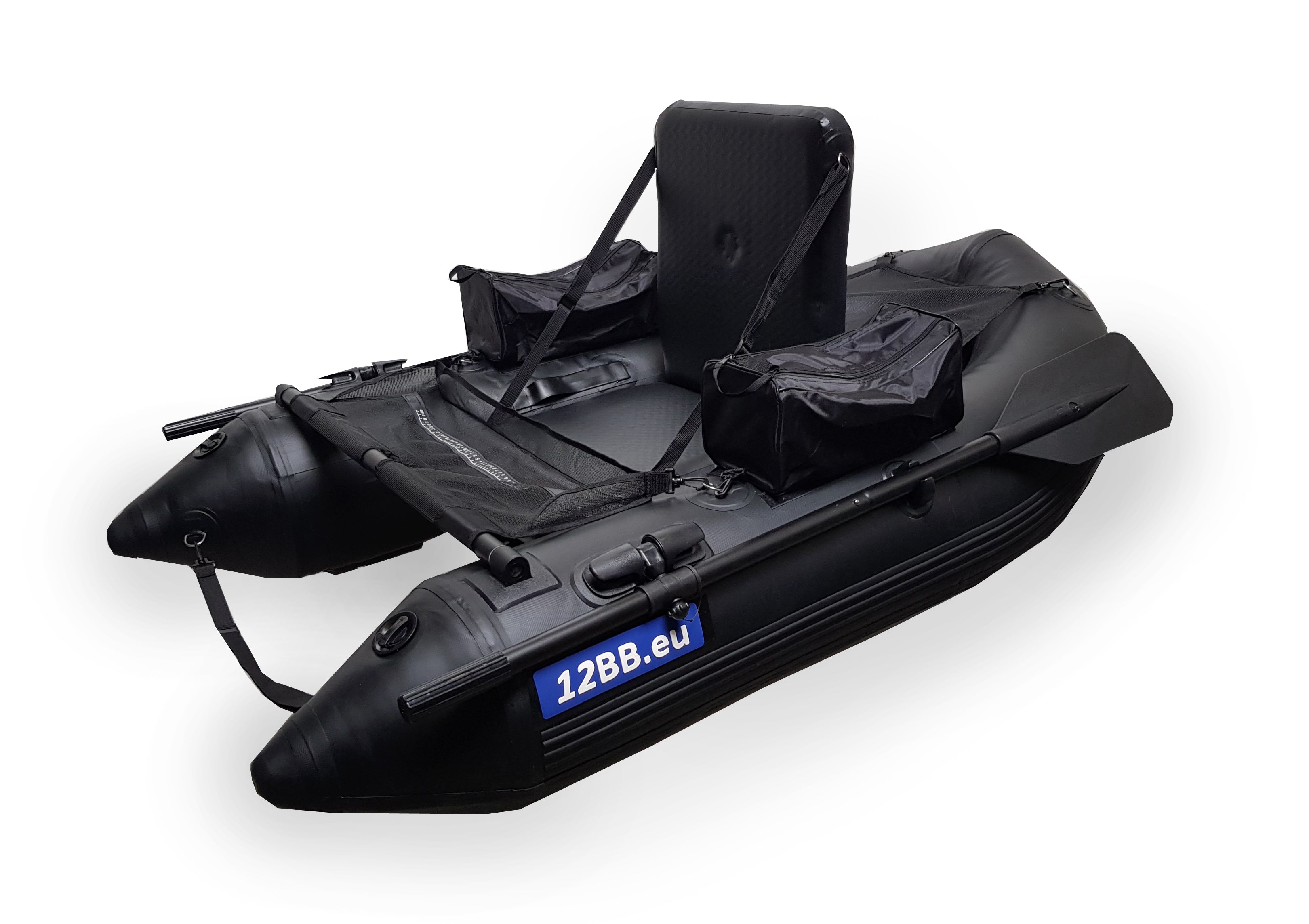 12BB Stealth Bellyboat with paddle