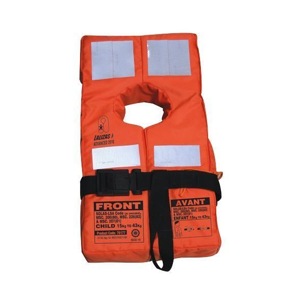 Rettungsweste mit SOLAS Zulassung ISA Code 2010 Gewicht 15-43kg – Produktansicht