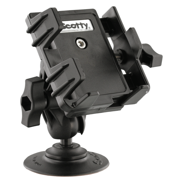 Scotty Hundyhalter comes mit Post/Track und Rail Halterungs In