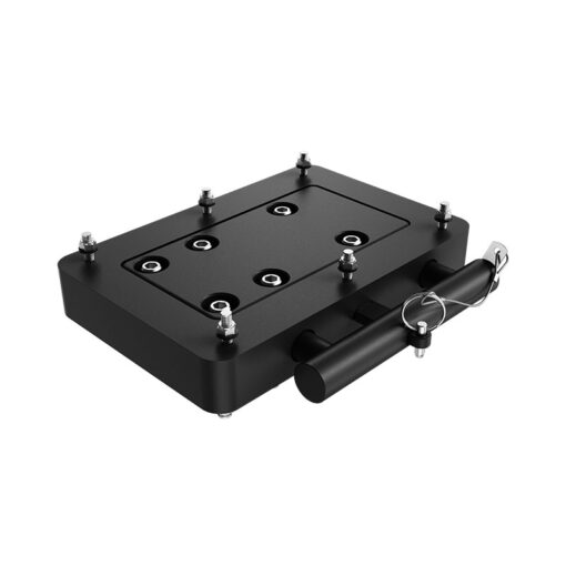 Kunststoff-Schnellwechselplatte für Lowrance Recon Trollingmotoren – schwarz