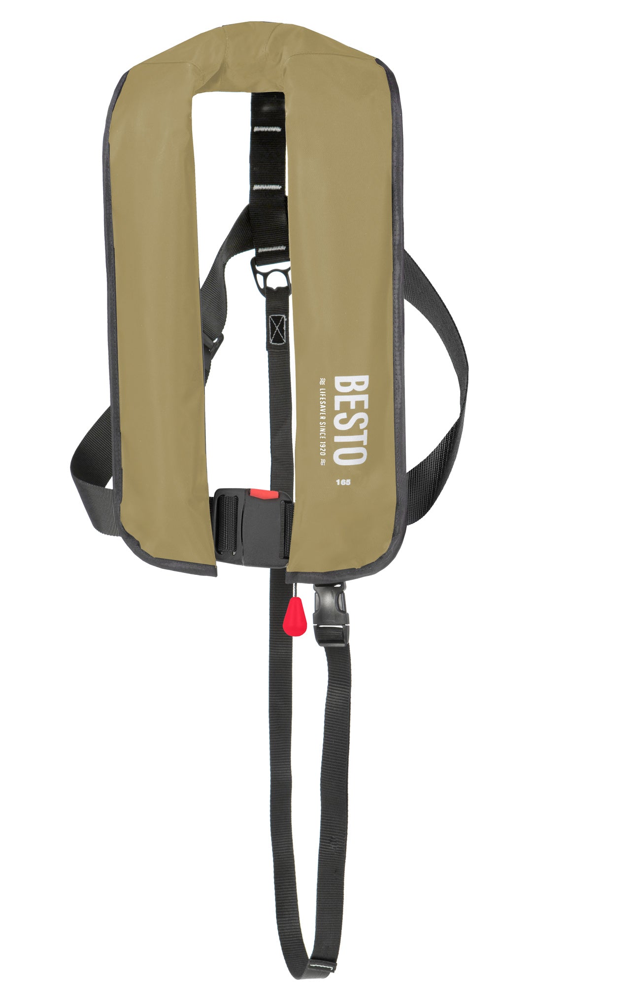 Besto 165N automatische Rettungsweste ohne Harness, Grün – Ansicht 3