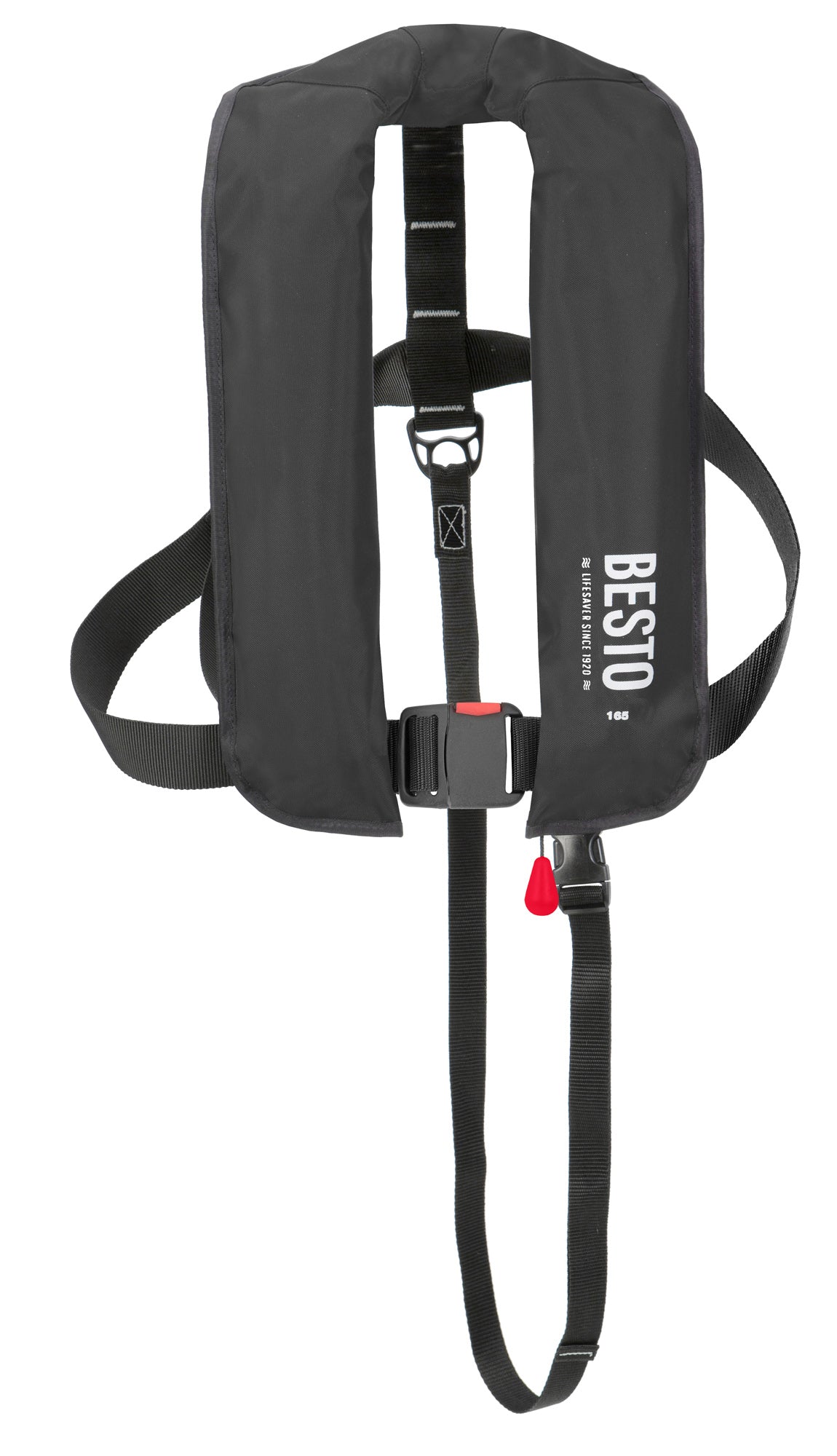 Besto 165N automatische Rettungsweste ohne Harness, Schwarz – Ansicht 2