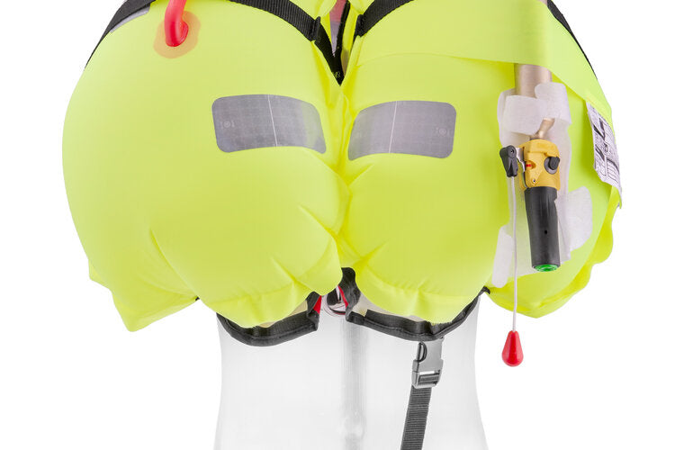 Besto 300N automatische Rettungsweste mit Harness, Rot – Ansicht 4