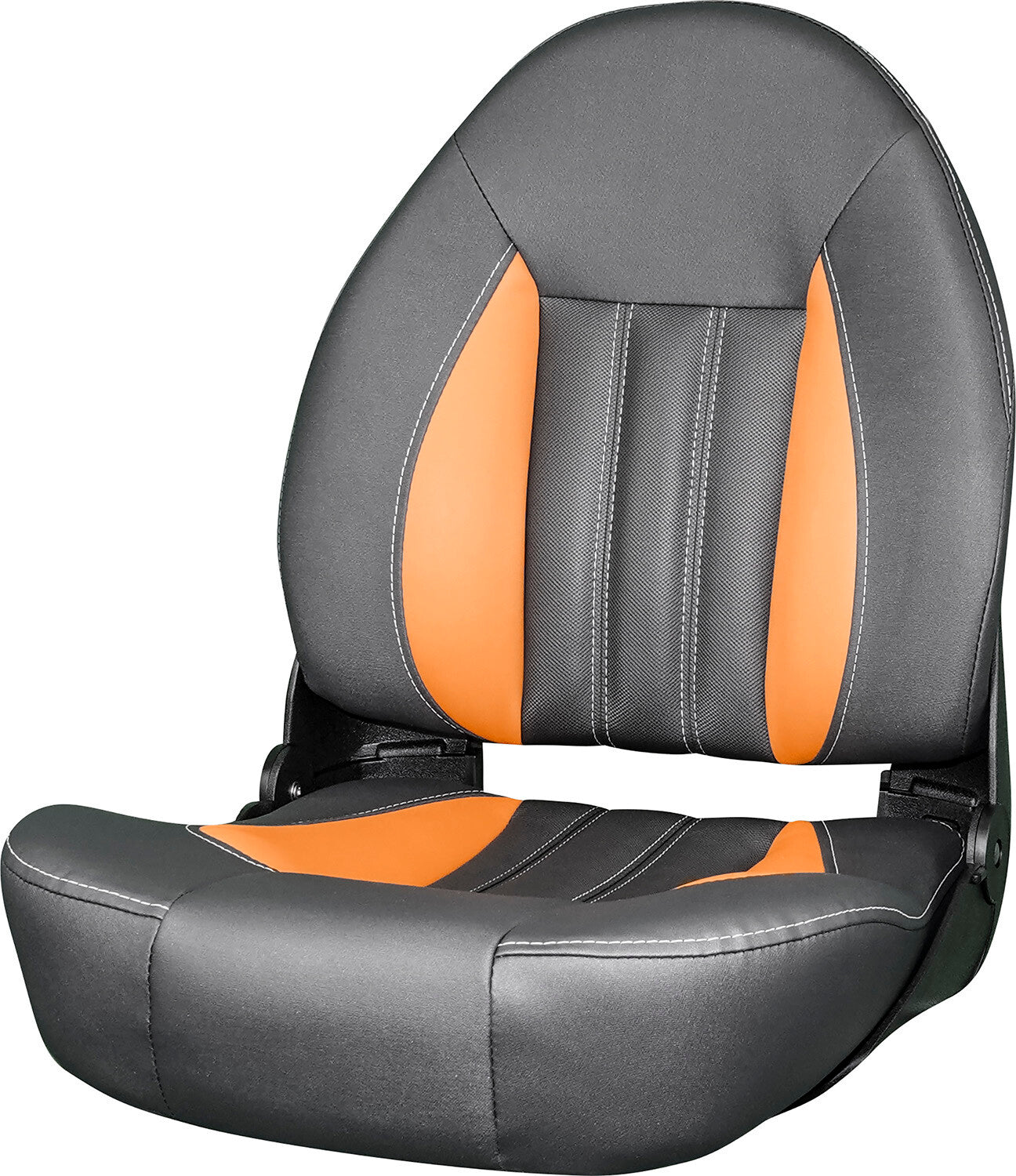 Tempress ProBax Orthopedic Limited Edition Boat Seat – Charcoal/Orange/Carbon