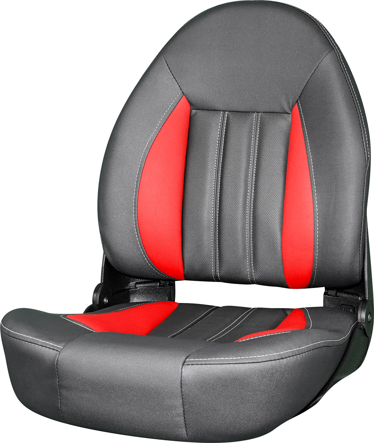 Tempress ProBax Orthopedic Limited Edition Boat Seat – Charcoal/Red/Carbon