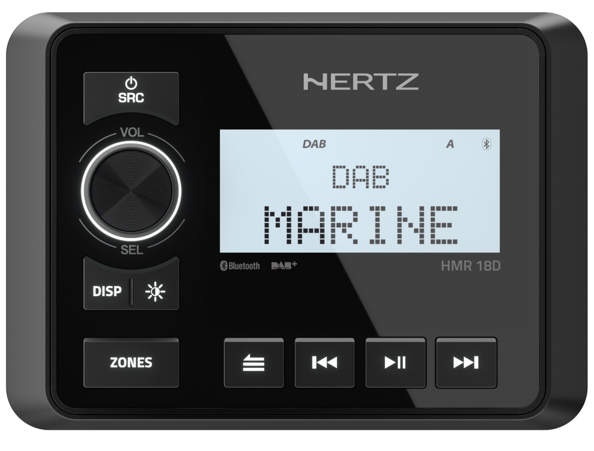 Hertz HMR 18 D Marine-Radio / Digital Media Receiver – Produktansicht 2