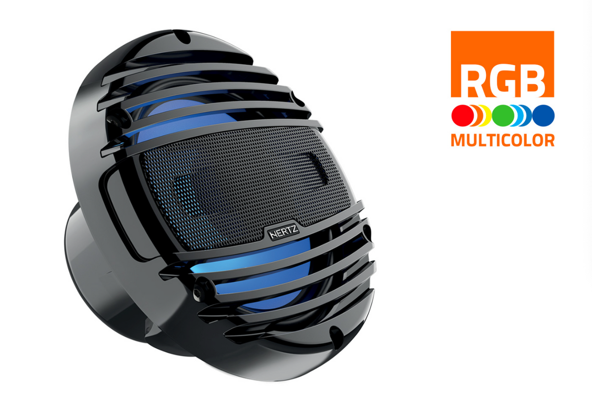 Hertz HMX 6.5-LD-TC Marine-Lautsprecher mit RGB-LED – Paar – Produktansicht 1