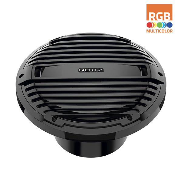 Hertz HMS 12 B4-LD-C Marine-Subwoofer mit RGB-LED – Produktansicht 2