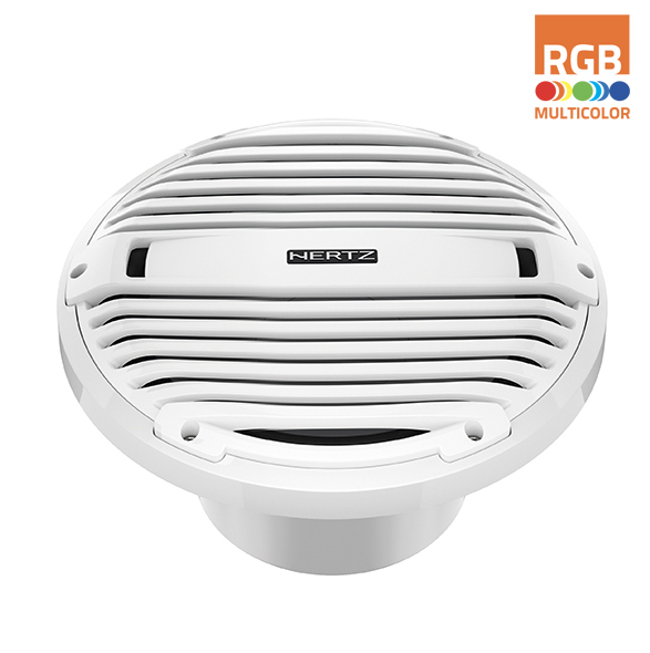 Hertz HMS 10 B4-LD-W Marine-Subwoofer mit RGB-LED – Produktansicht 1