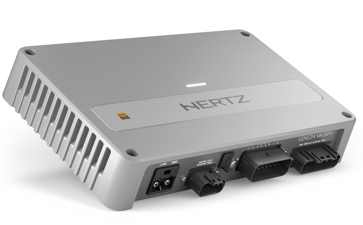 Hertz VENEZIA V8 DSPX2 24V Marine-Verstärker für 24 V – Produktansicht 1