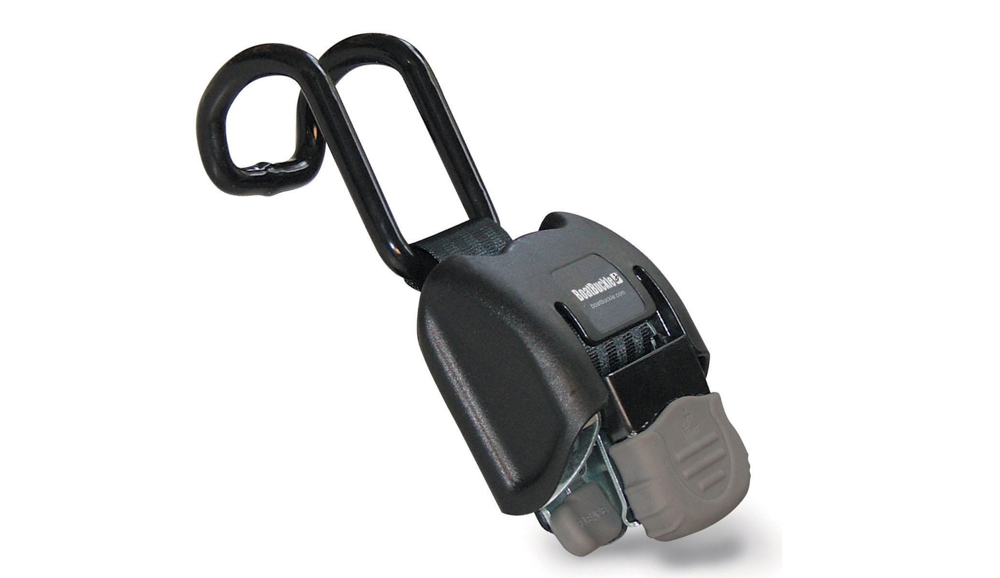 BoatBuckle G2 selbstaufrollende Bordwand-Zurrgurte 2 Zoll × 38 Zoll, 2 Stück – Ansicht 3