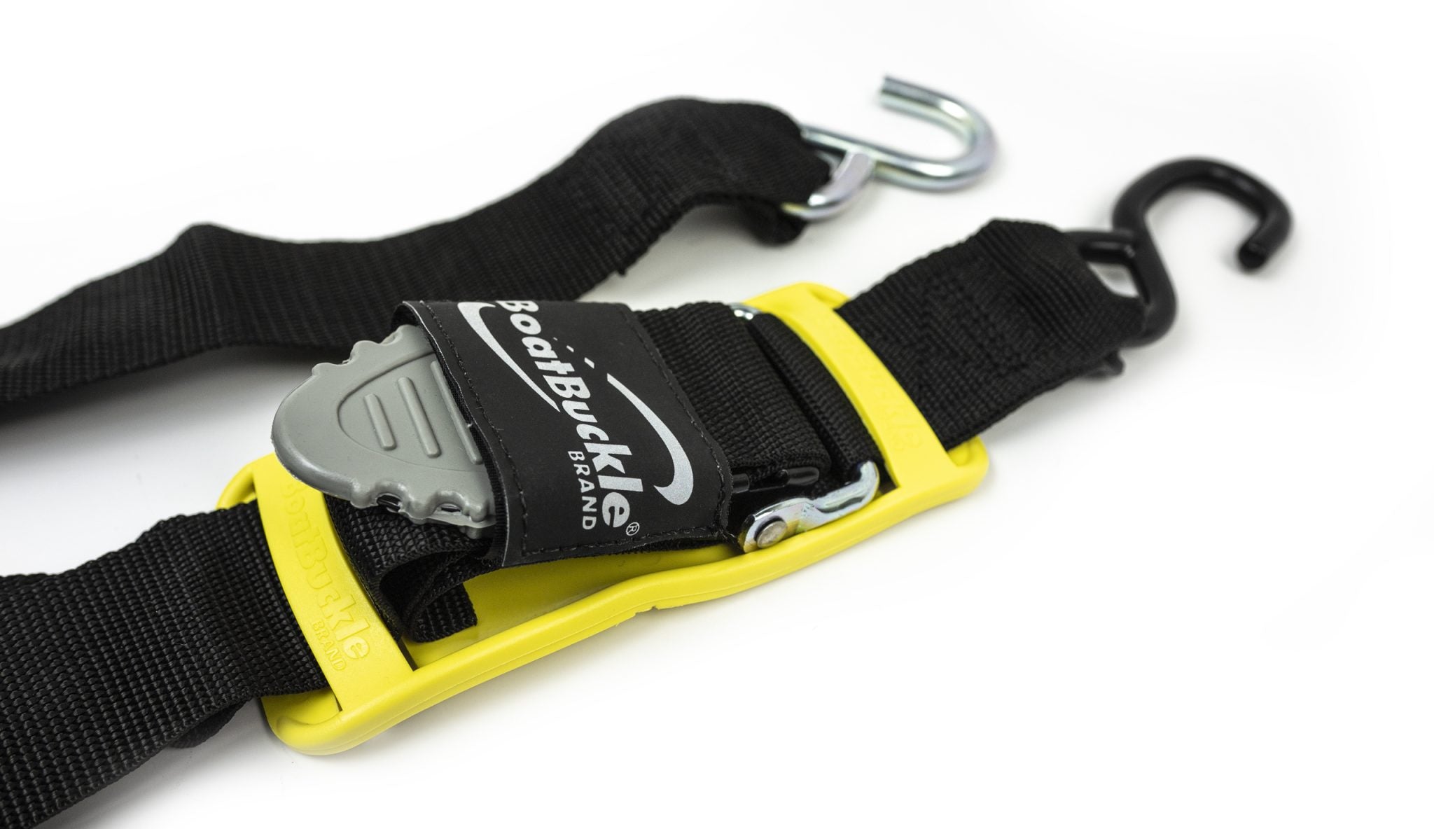 BoatBuckle Pro Series Kwik-Lok Heck-Zurrgurte 2 Zoll × 4 Fuß, 2 Stück – Ansicht 3