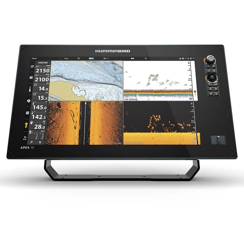 Humminbird APEX 19 MEGA SI+ chartplotter including XM 14 HW MSI T transducer