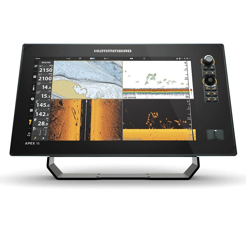Humminbird APEX 16 MEGA SI+ chartplotter including XM 14 HW MSI T transducer