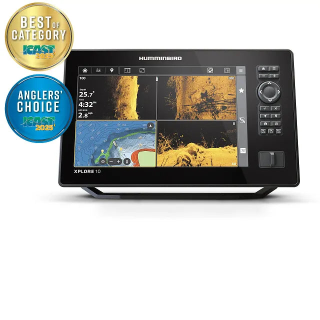 Humminbird XPLORE 10 CHO Kartenplotter ohne Geber Produktansicht