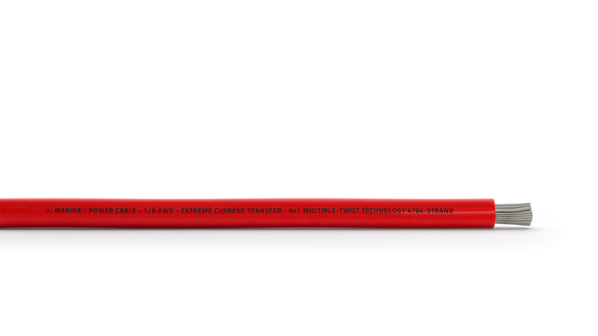 Hertz HMPC RD 1.0 Marine-Stromkabel rot 1 AWG – 15 m Rolle – Produktansicht 1