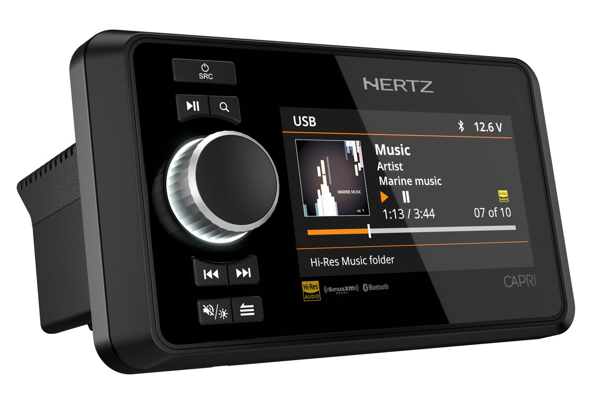Hertz CAPRI H100 Marine-Radio / Digital Media Receiver – Produktansicht 1