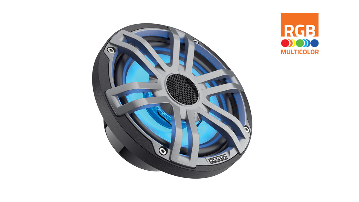 Hertz HEX 6.5 S-LD-G Marine-Lautsprecher mit RGB-LED – Paar – Produktansicht 1