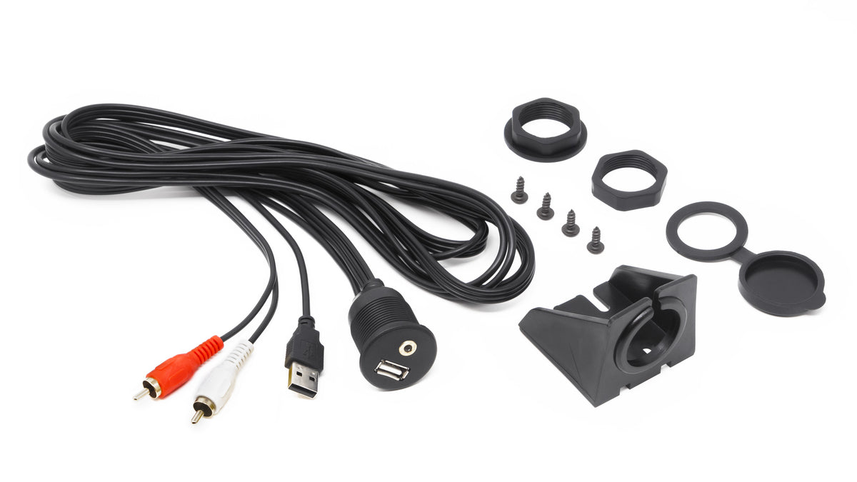 Hertz HMA USB AUX IN Marine-Audiokabel – 2 m – Produktansicht 1