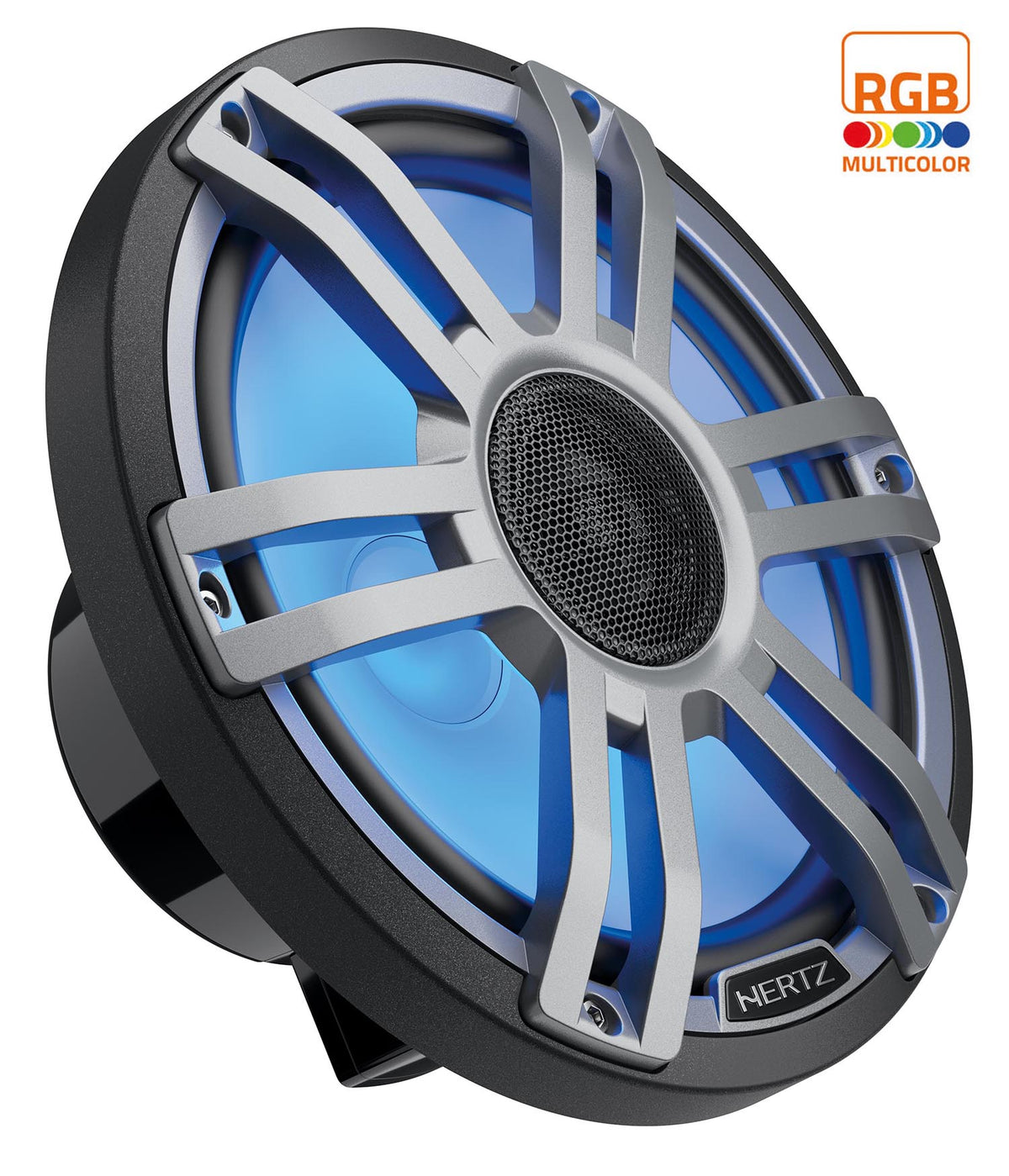 Hertz HMX 8 S-LD-G Marine-Lautsprecher mit RGB-LED – Paar – Produktansicht 1