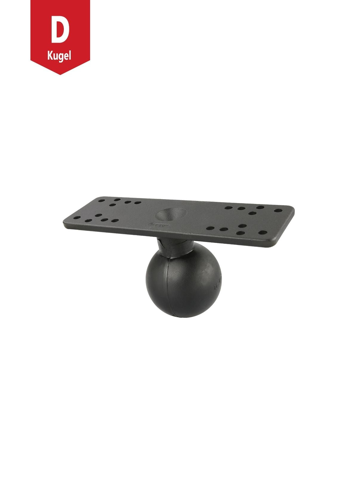 RAM MOUNTS BASE PLATE (158.75X80.8 MM) - D-BALL (2.25 IN)