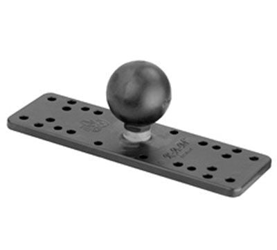 RAM-Mounts (1,5 Zoll) C- Kugel Plattform (158x50mm), Universalplatte Echolote