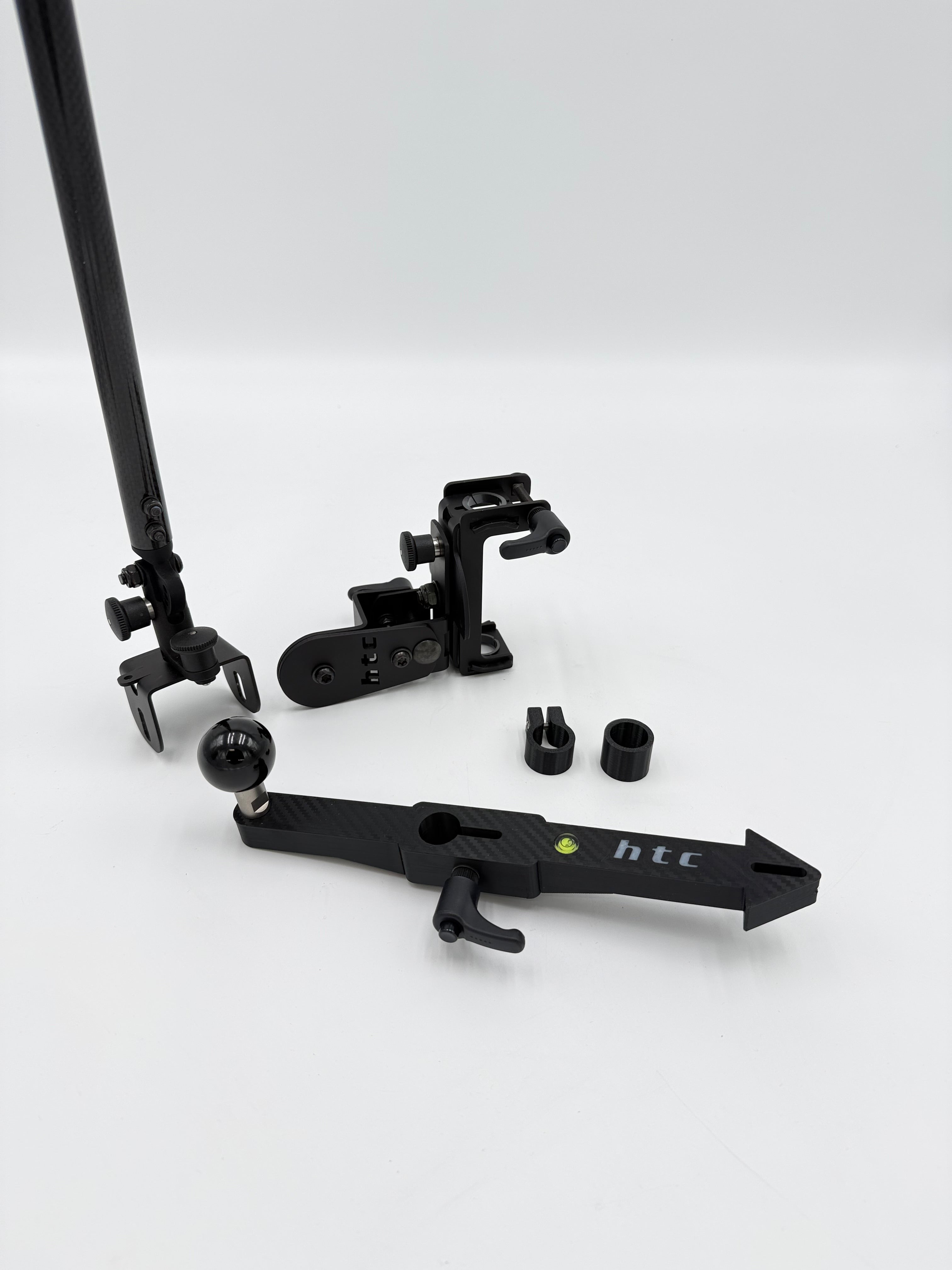 HTC Geberstange Bellyak – Ultraleichte Geberstange Belly Boat & Kajak (Aluminium, ab 641 g, Fasten-Stern kompatibel)