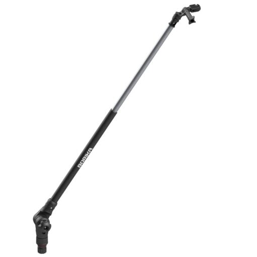 Fasten Videokamera Halter (600mm) 2 Stufen Teleskop Länge änderbar rotier & neig – Schwarz/Schwarz