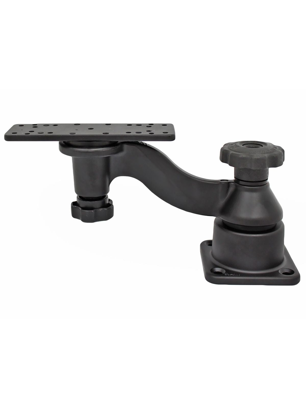 RAM Mounts swivel arm with universal plate for marine GPS - horizontal base, universal plate (50.8 x 158.9 mm), arm length approx. 150 mm, in polybag