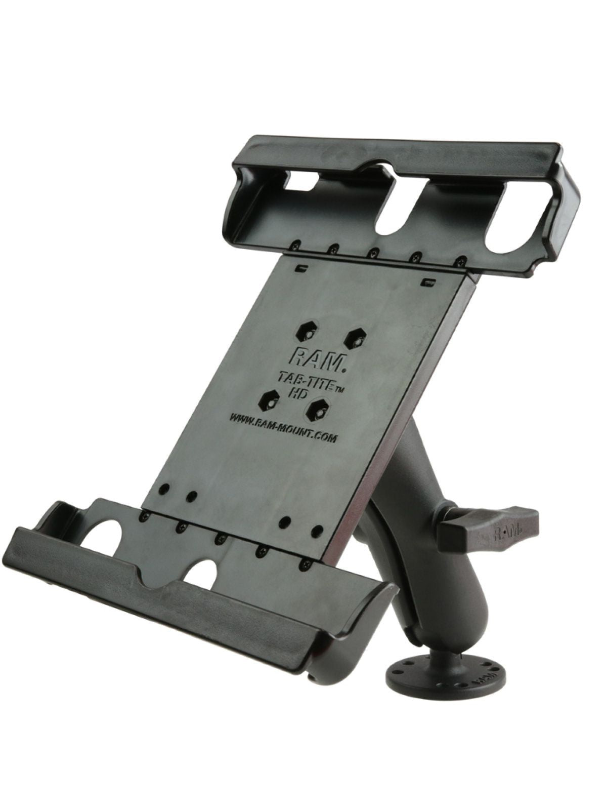 RAM Mounts Universal Tab-Tite Aufbau-Set für 9-10.5 Zoll Tablets - mit runder Basisplatte (AMPS), C-Kugel (1,5 Zoll) – Produktansicht