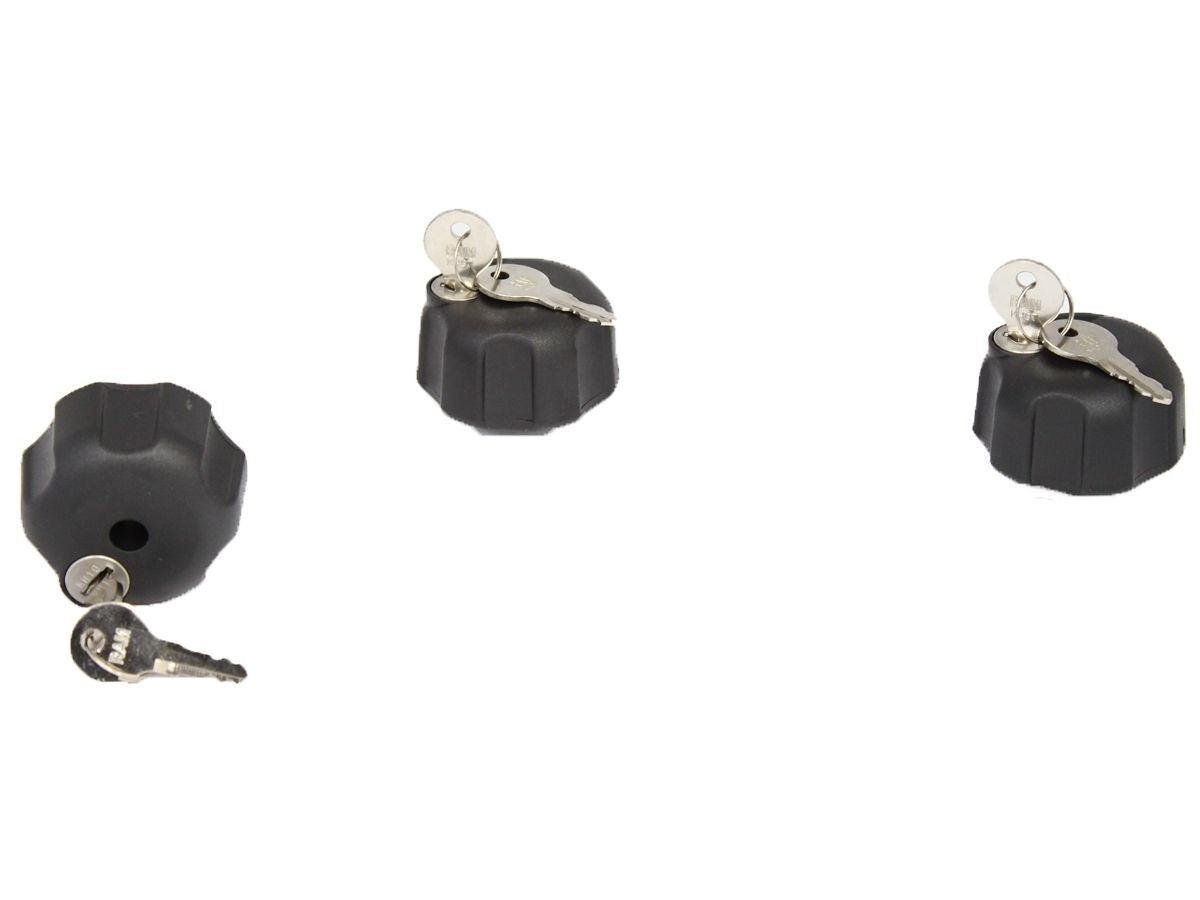 RAM Mounts Safe-N-Secure Sicherungs-Kit für Schwenkarme u. Tele Pole - 3 Schlösser – Produktansicht