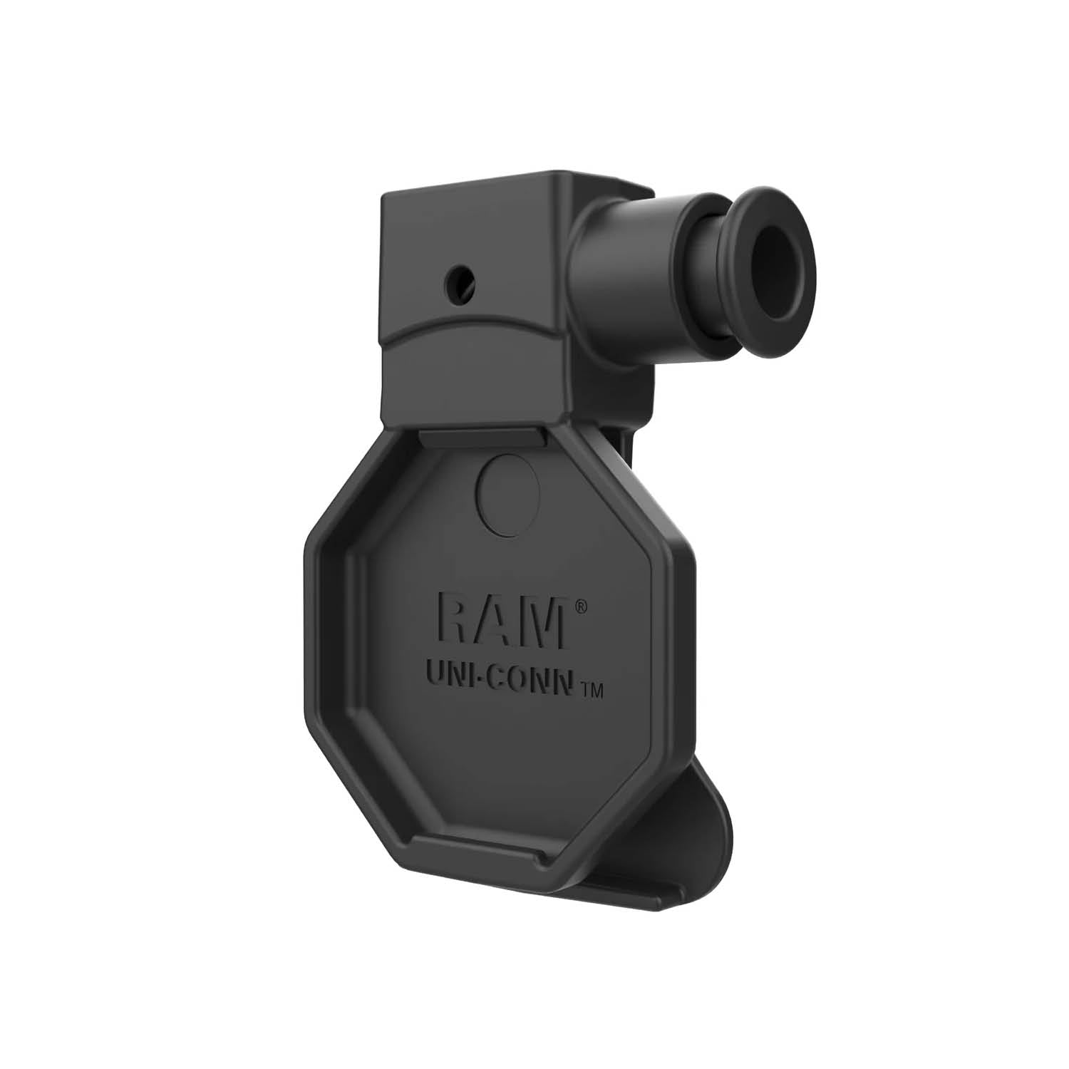 RAM Mounts Gürtelclip-Halterung mit Entriegelungsknopf für GDS Uni-Conn™ – Produktansicht