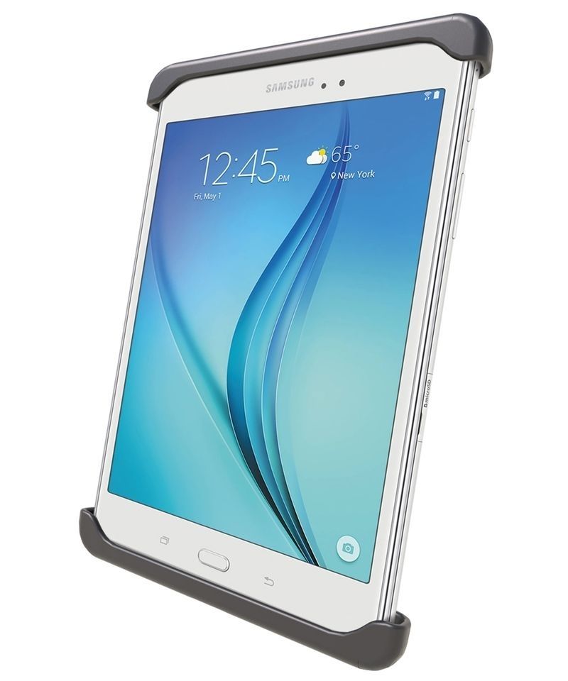 RAM Mounts Tab-Tite Universal Halteschale für bis zu 8 Zoll Tablets inkl. Samsung Tab A 8.0 (ohne Schutzhüllen) - AMPS-Aufnahme - Schrauben-Set – Produktansicht
