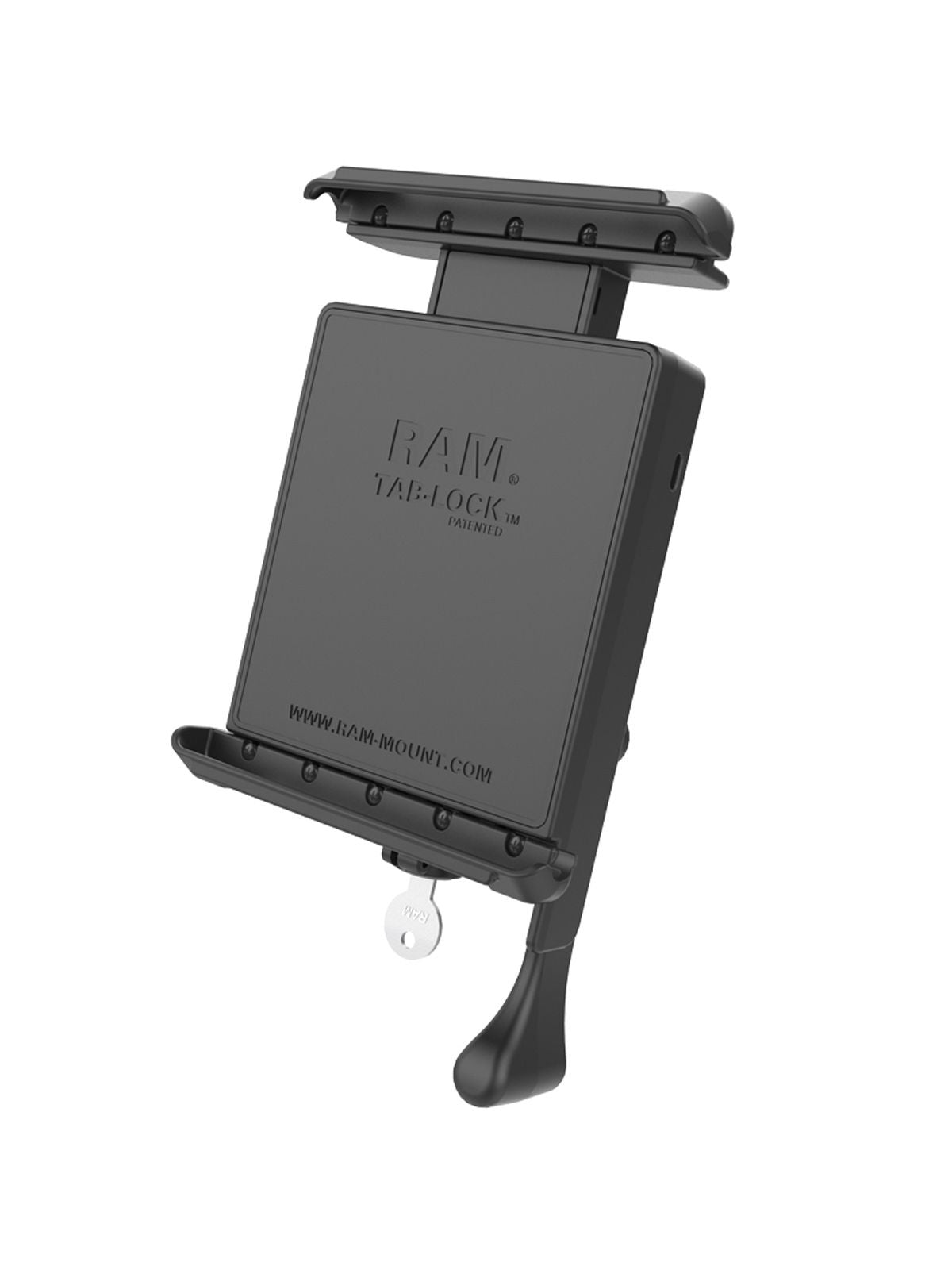 RAM Mounts Tab-Lock (Schlüsselverriegelung) Universal Halteschale für bis zu 8 Zoll Tablets - AMPS - Schrauben-Set – Produktansicht