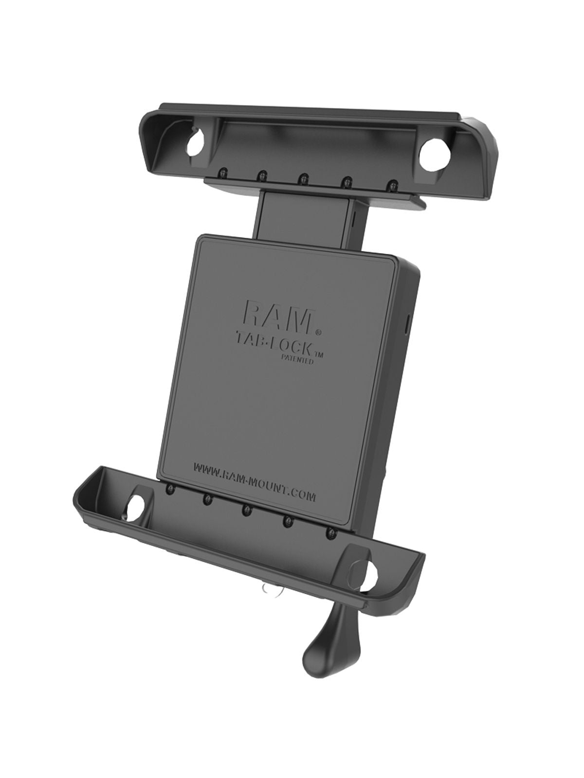 RAM Mounts Tab-Lock (Schlüsselverriegelung) Universal Halteschale für bis zu 11 Zoll Tablets (inkl. Apple iPad 1-4) - AMPS - Schrauben-Set – Produktansicht