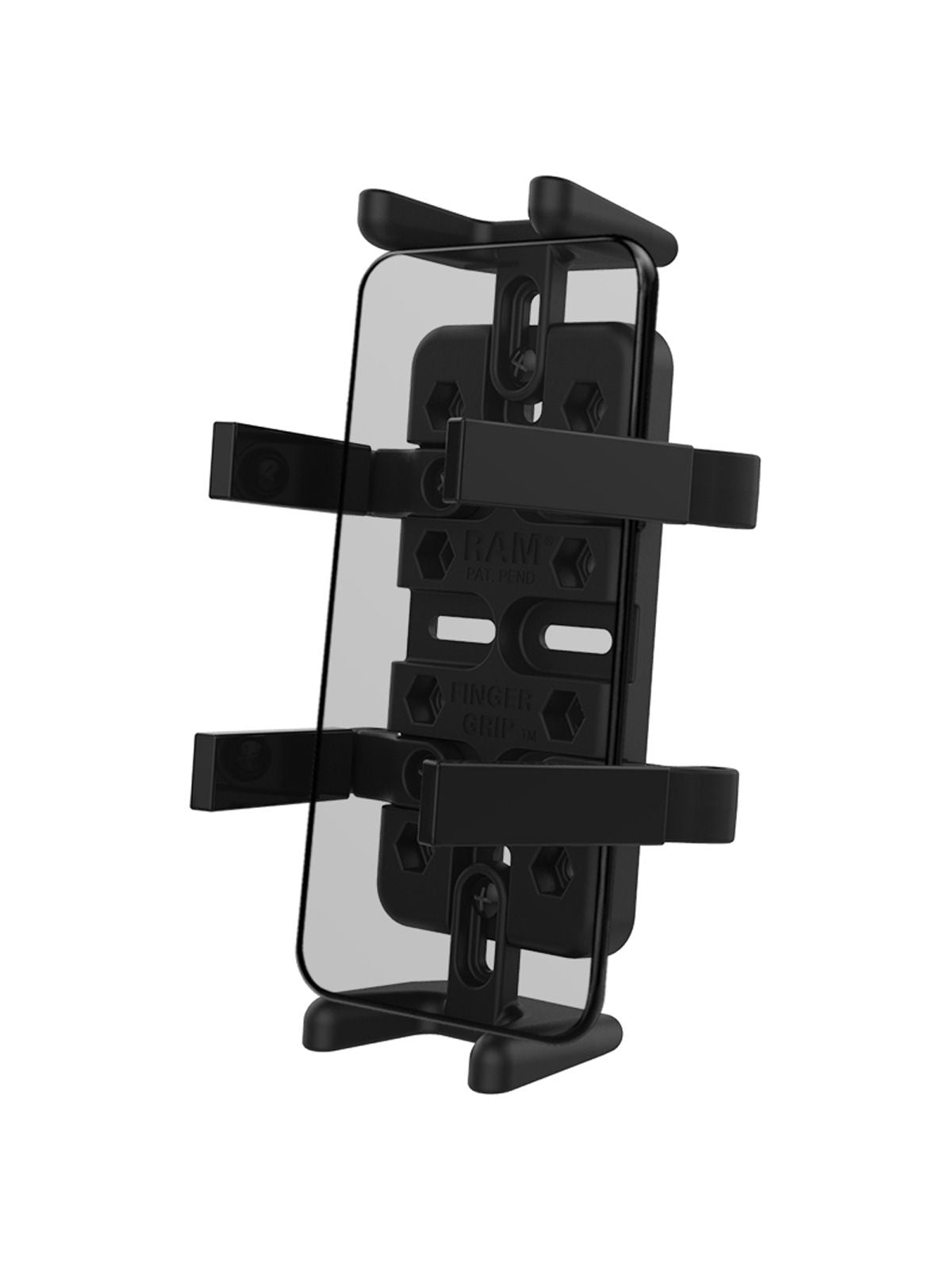 RAM Mounts Finger-Grip Universalhalterung für elektronische Kleingeräte - Bis 88,9 mm Breite - 2-Loch AMPS - Schrauben-Set – Produktansicht