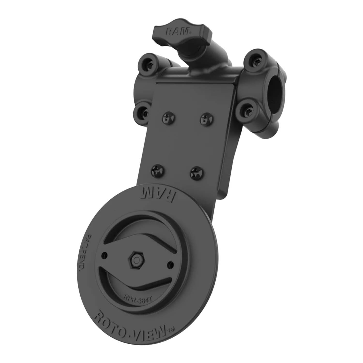 RAM Mounts Drehgelenk-Befestigung mit Roto-View™ Anbindung für Tough-Bar™ - 2-Loch AMPS – Produktansicht