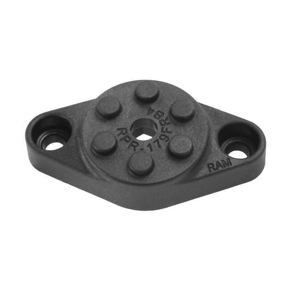 RAM Mounts Pin-Lock™ Adapter (Diamond) - Verbundstoff, 2-Loch AMPS – Produktansicht