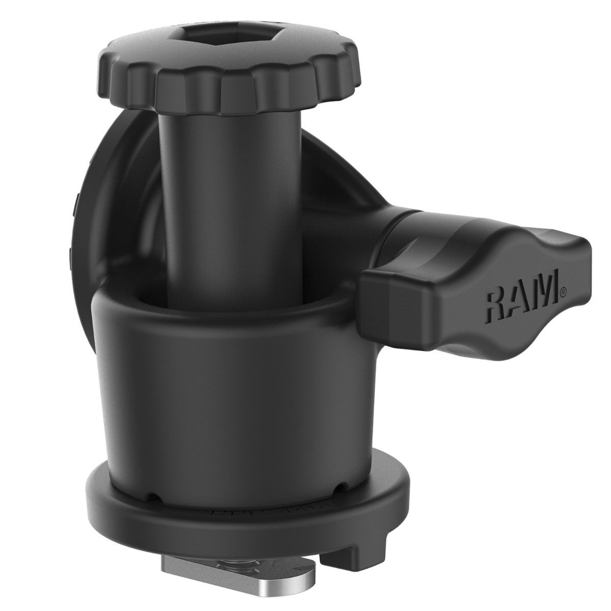 RAM Mounts Track-Node-Basis für Tough-Track Schienen - Verbundstoff, Ratchet-System – Produktansicht