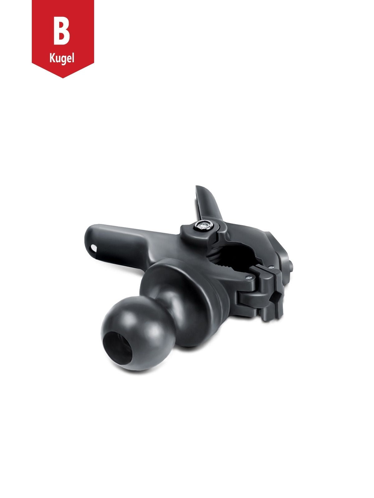 RAM Mounts Universal Verbundstoff Tough-Clamp (klein) - B-Kugel (1 Zoll), im Polybeutel – Produktansicht