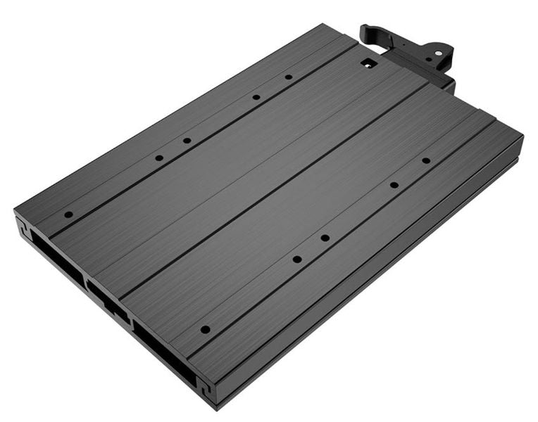 Aluminium-Schnellwechselplatte für Lowrance Recon Trollingmotoren – schwarz