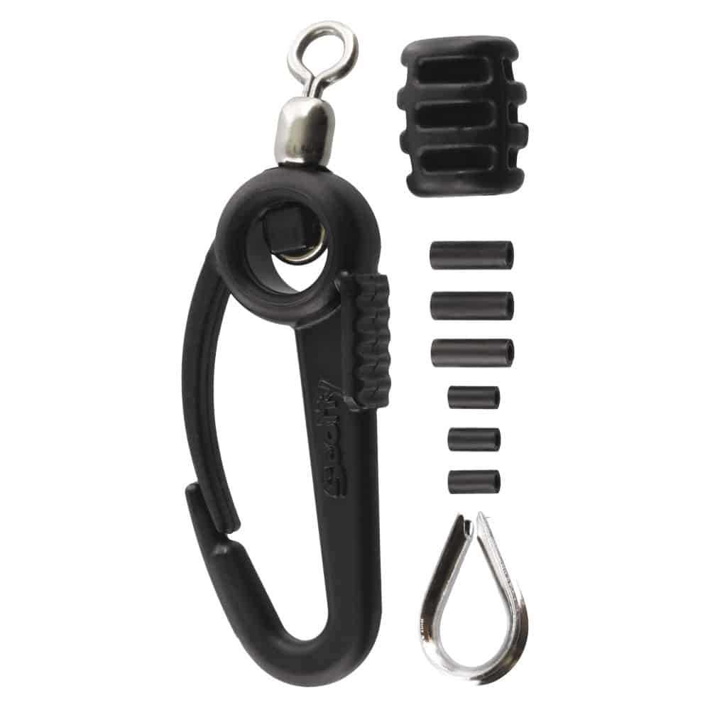 Scotty Snap Terminal Kit, includes Snap Hook, Bumper and 3 S – Produktansicht