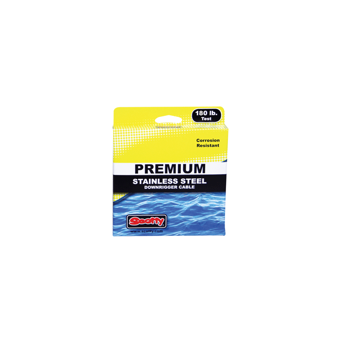 Scotty HP SS Replacement Downrigger Cable, 316, 180lb Test, 500ft S – Produktansicht