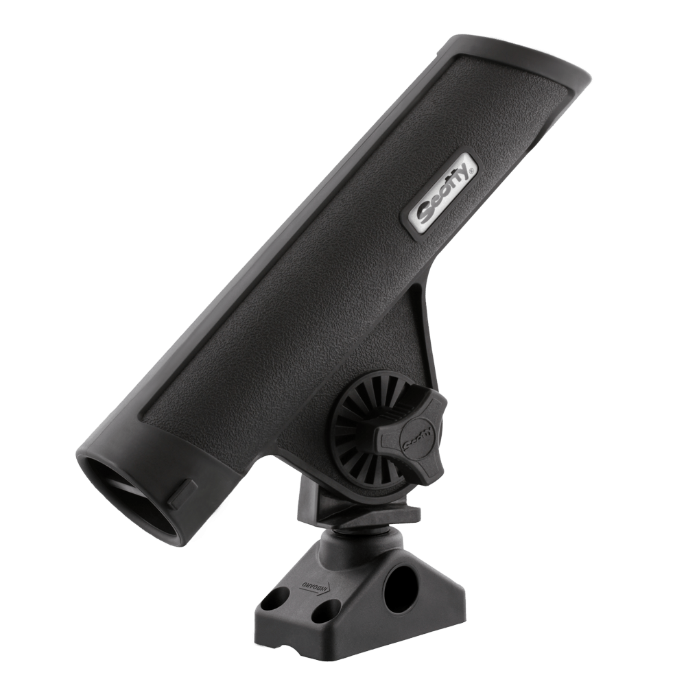 Scotty Rodmaster II Rod Holder, Black, w/ 0241 Side / Deck Mount – Produktansicht