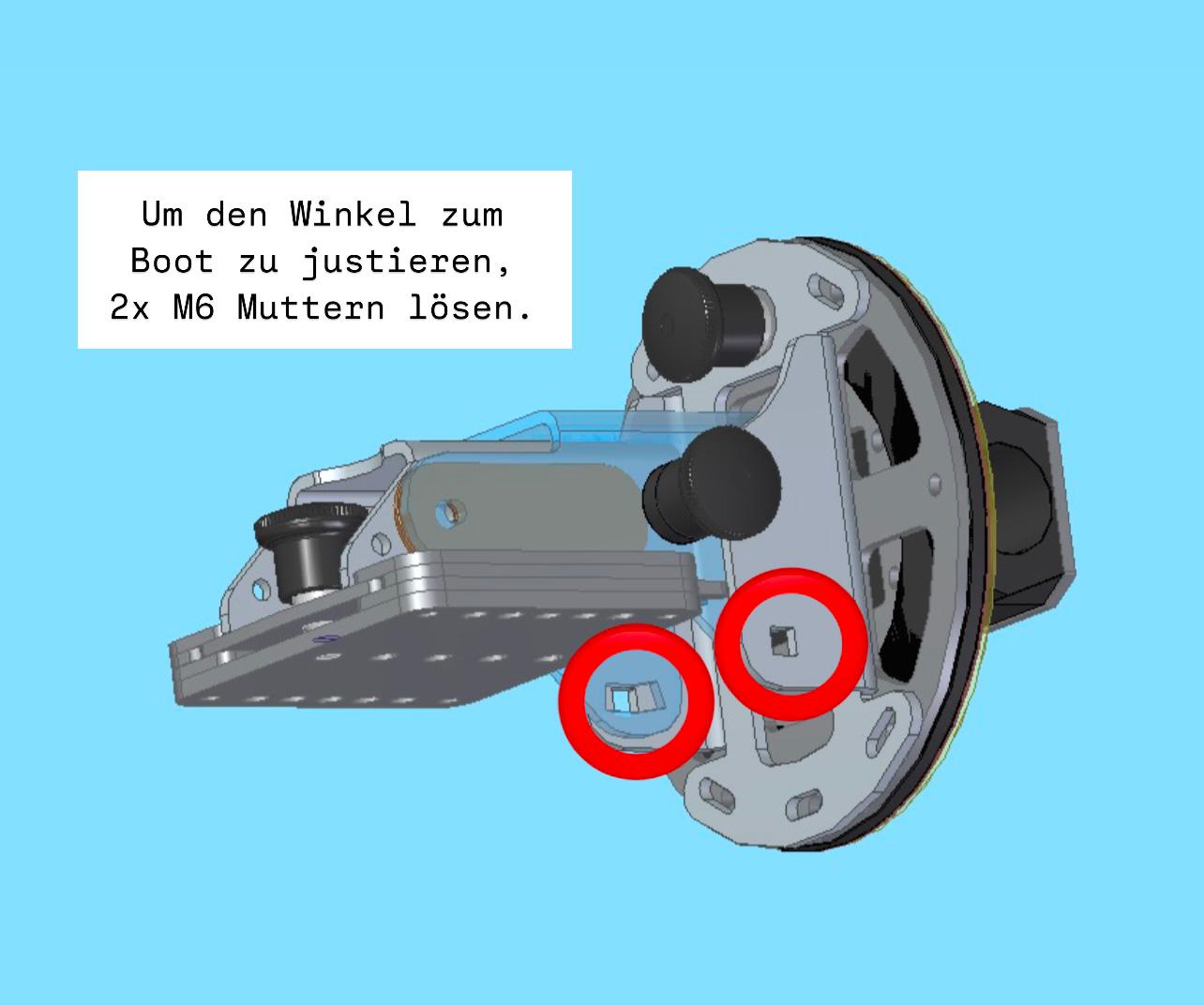 Geberstange KED Flex 2.0 SW